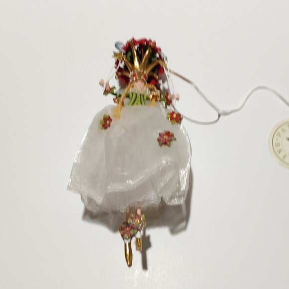 Patience Brewster 2010 Poinsettia Queen Ornament Aval Nov - Picture 4 of 6